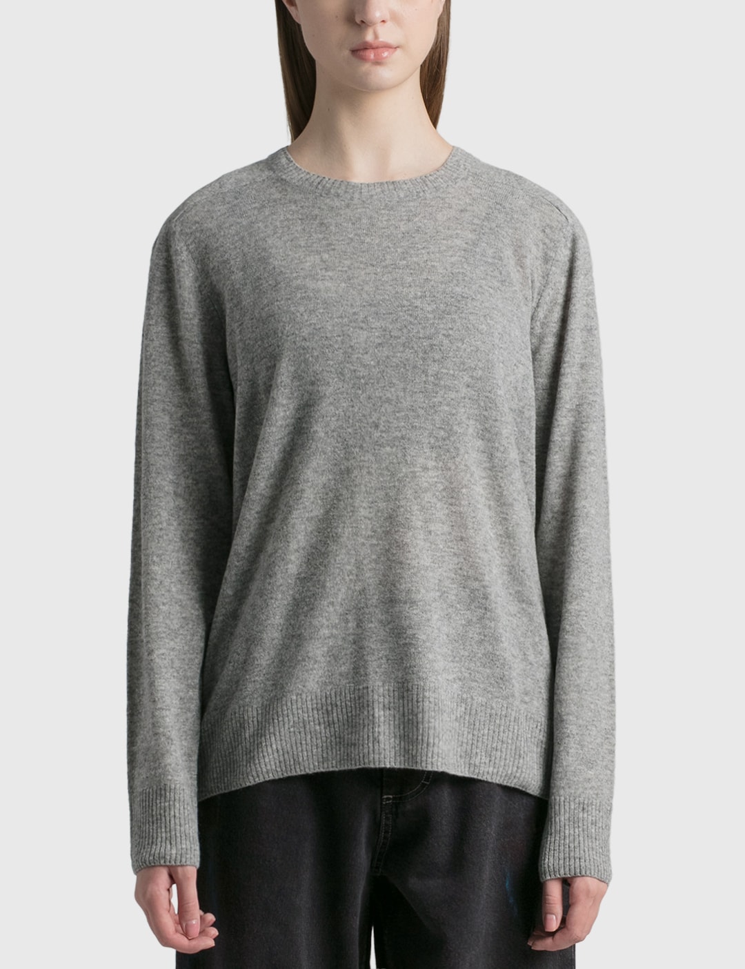Wool Blend Crewneck Sweater