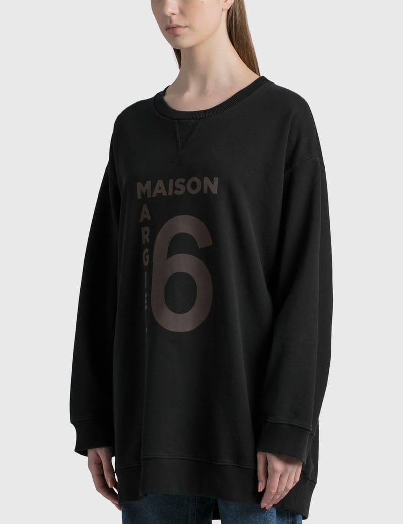 MM6 Maison Margiela - ロゴ オーバーサイズ スウェットシャツ | HBX