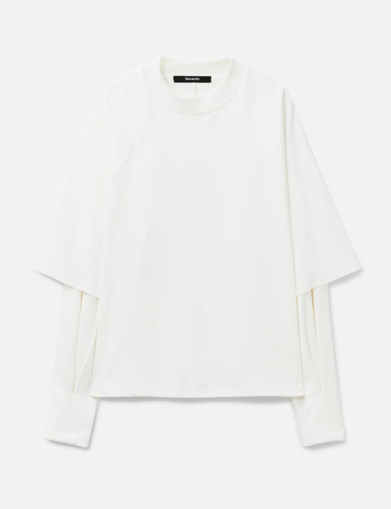 Seventh Raglan Layered Longsleeve Tee - Relaxed fit cotton tee