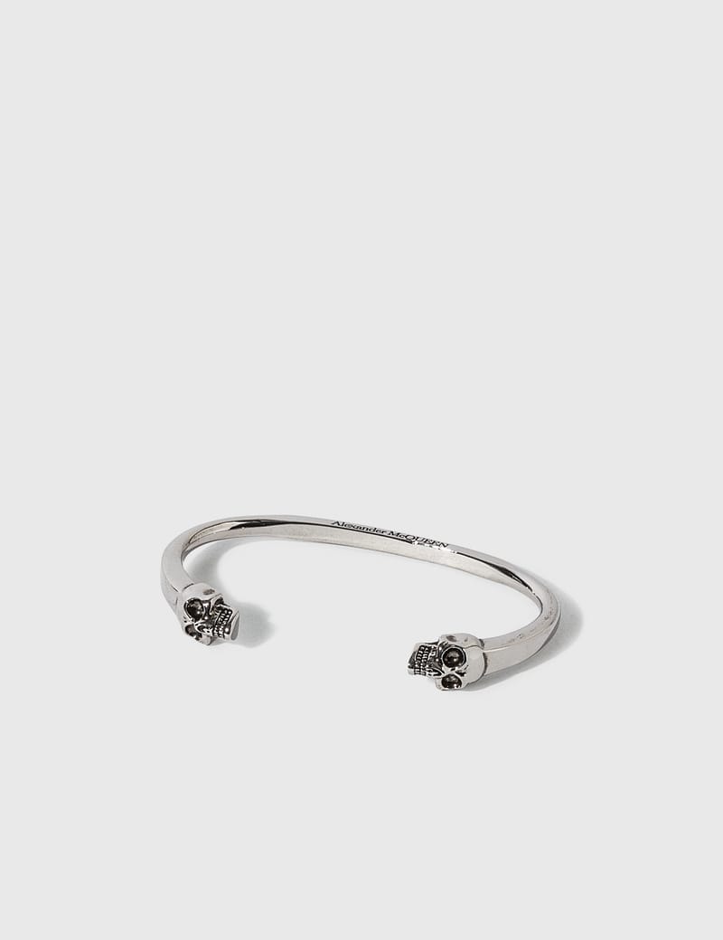 Alexander McQueen - Twin Skull Bracelet | HBX - Globally