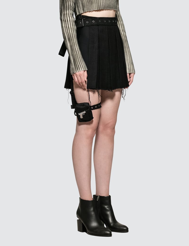 Hyein Seo - Wool Skirt With Garter Belt | HBX