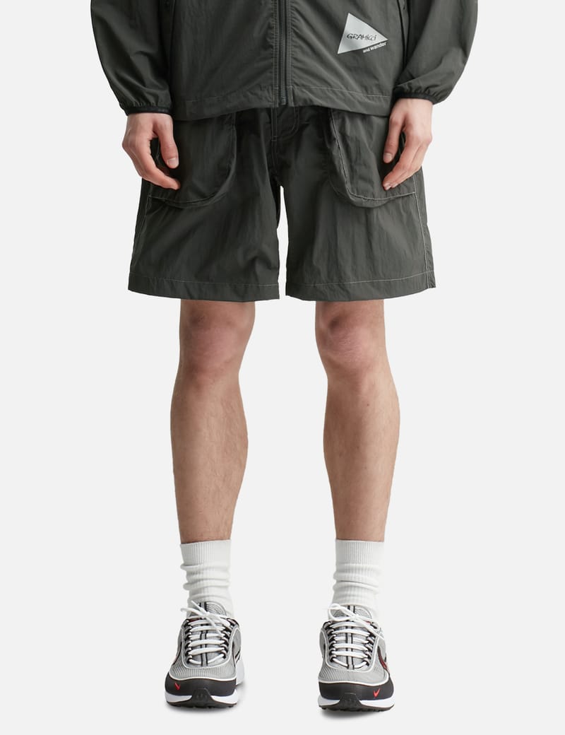 Gramicci - Gramicci x and wander Brushed Nylon Shorts | HBX