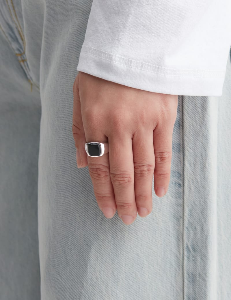 Tom Wood - Kay Ring Blue Hawk Eye | HBX