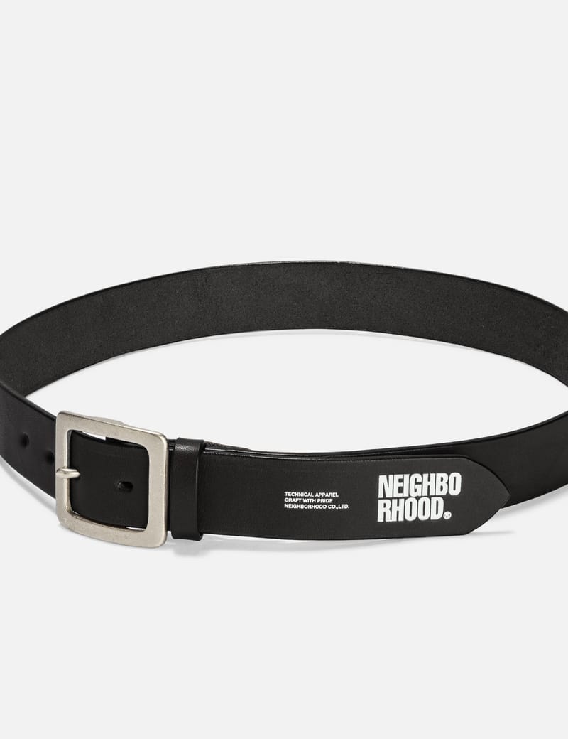 NEIGHBORHOOD - Wide Leather Belt | HBX - Globally Curated Fashion