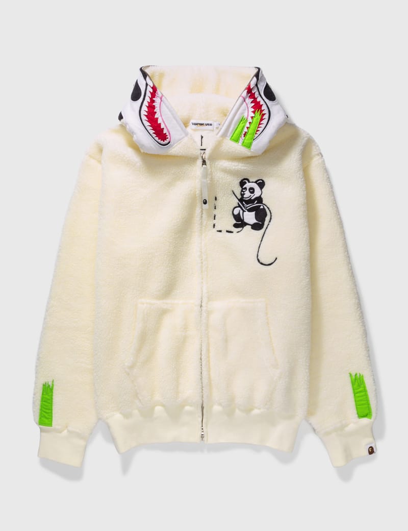 BAPE Bape Panda Fleece Zip Up HBX Globally Curated Fashion