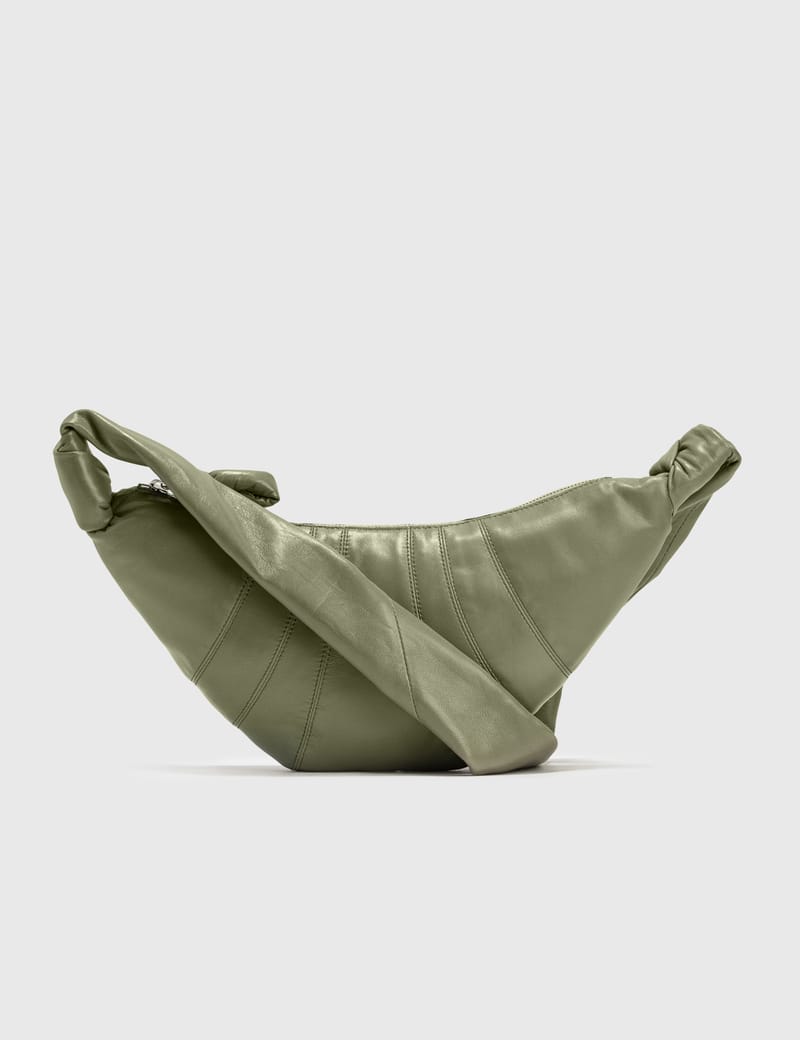 バッグ lemaire green small croissant bag Lemaire - Small Croissant Bag | HBX - Globally Curated