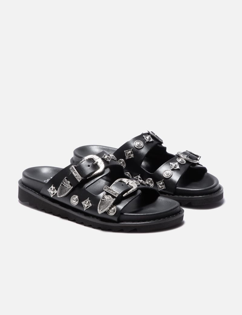 Toga Pulla - Stud Leather Sandals | HBX - Globally Curated Fashion