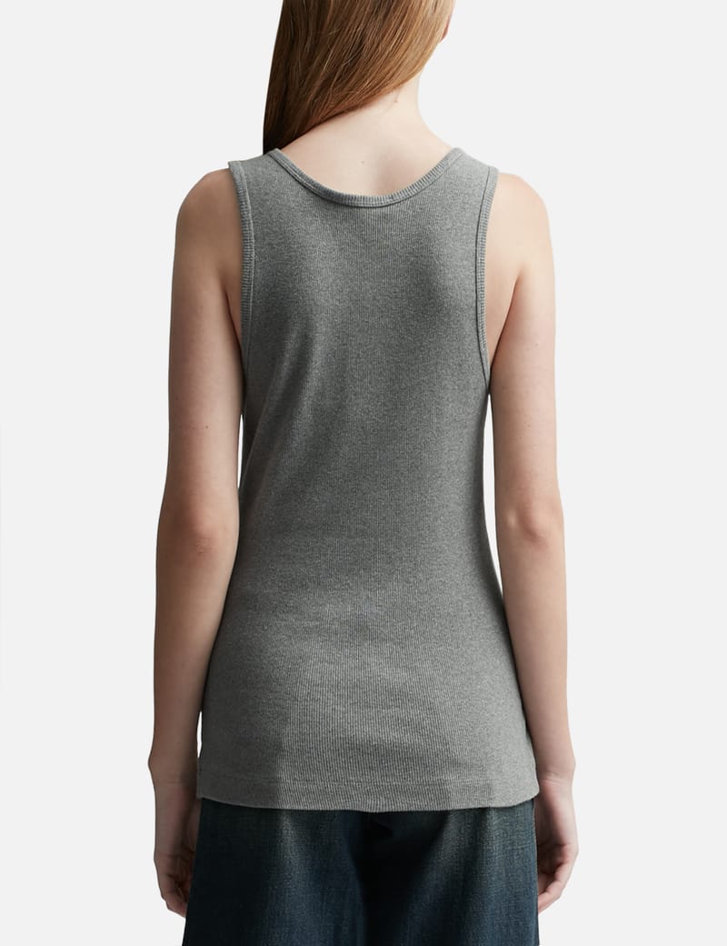 Maison Kitsuné - Baby Fox Ribbed Tank Top | HBX - Globally