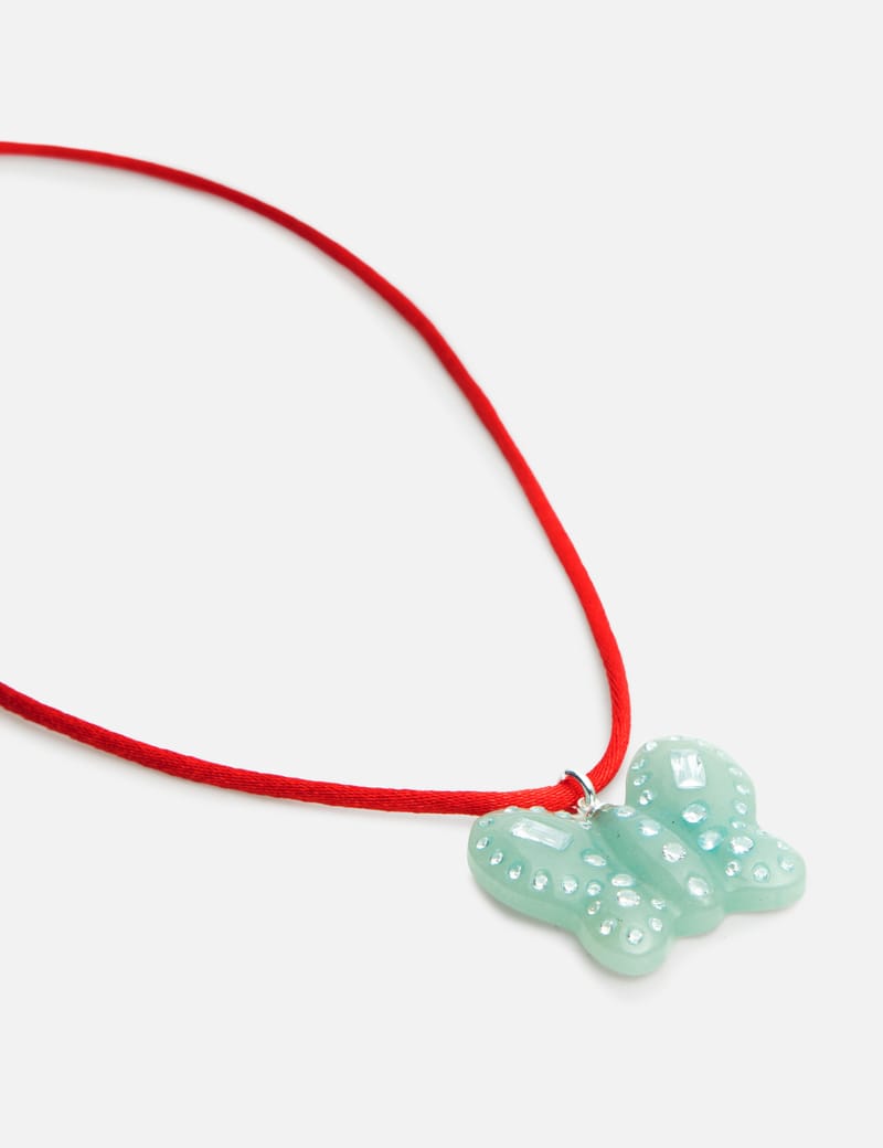 SANDY LIANG 関税込 Jade Butterfly ネックレス Sandy Liang - Jade Butterfly Necklace | HBX - ハイプビースト
