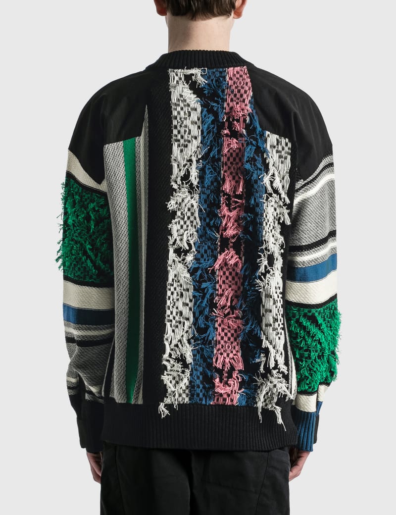 SACAI ラグ ジャカード ニット プルオーバー rsuganesha.com