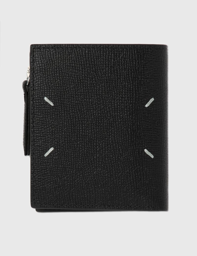 ★[Maison Margiela]★共用 Flap Wallet Black★ Maison Margiela - Double Flap Wallet | HBX - Globally
