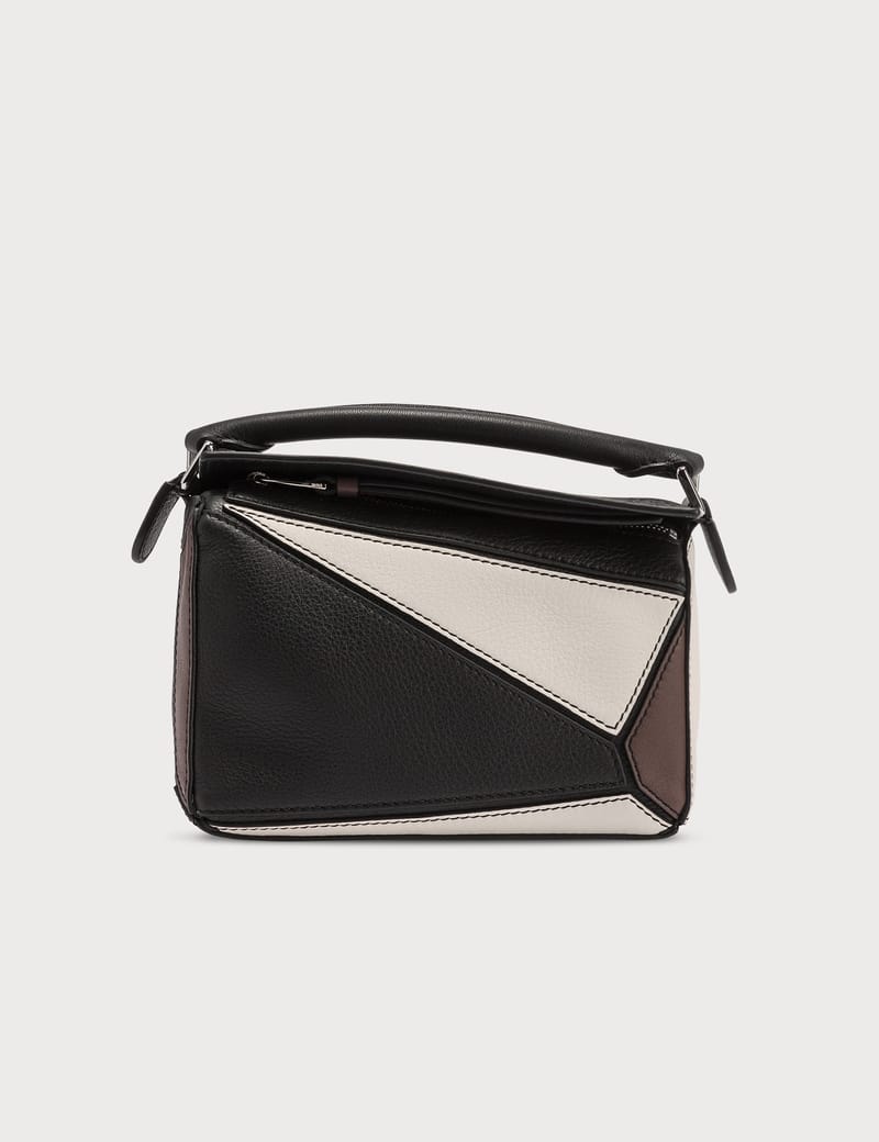 ショルダーバッグ・ポシェット LOEWE Khaki Leather Mini Puzzle Handbag Loewe - Small Puzzle Dark Khaki Leather Shoulder Bag
