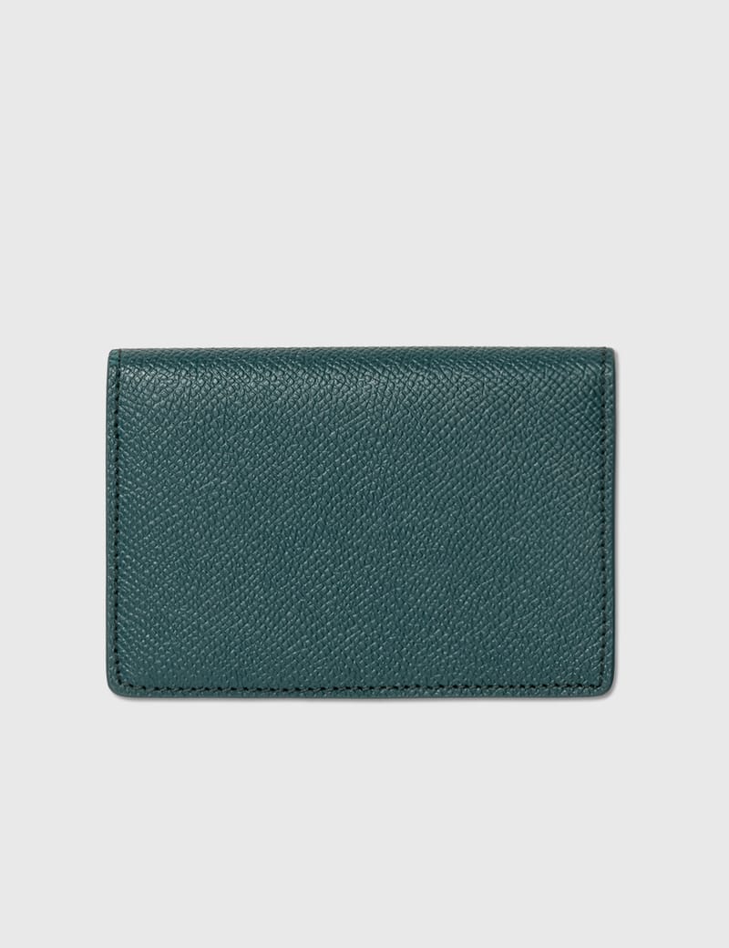 折りたたみ財布 MM6 Maison Margiela Logo Zip Around Half Wallet Green Glow X MM6 Maison Margiela Green Numeric Bifold Wallet MM6 Maison