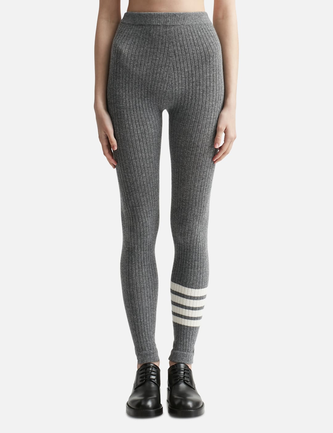 Thom Browne - Striped Knit Leggings | HBX - Globally Curated