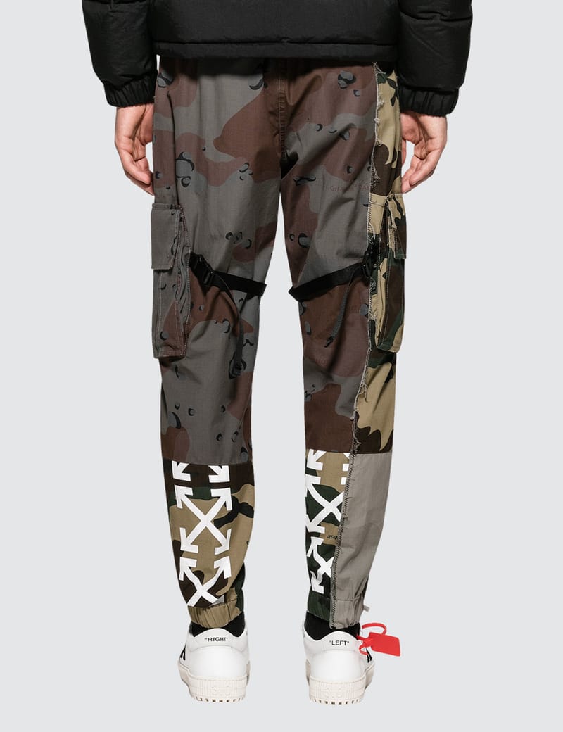 Off white shop reconstructed cargo pants