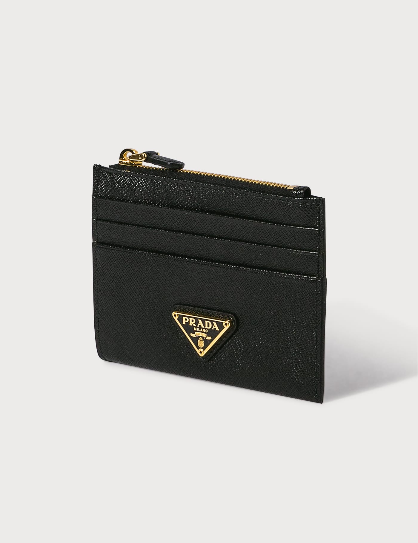 Prada - Saffiano Leather Credit Card Holder | HBX - HYPEBEAST 為您