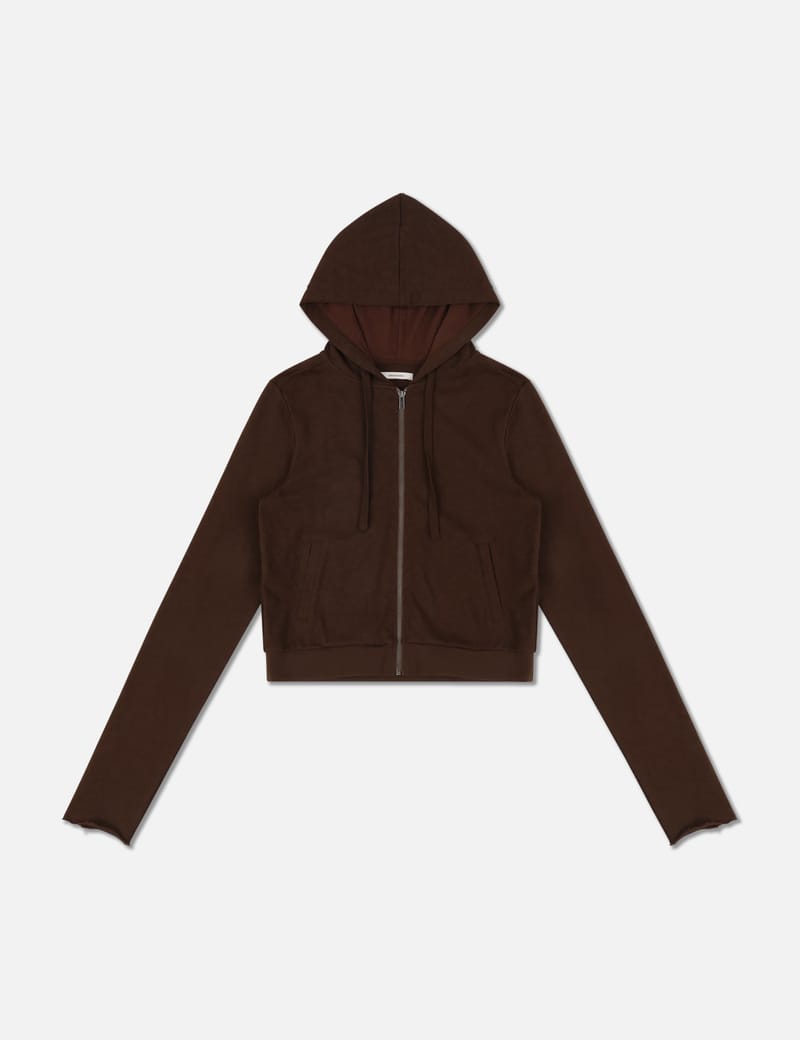 Entire Studios - Cropped Full Zip Hoodie | HBX Entire Studios - Cropped Full Zip Hoodie | HBX