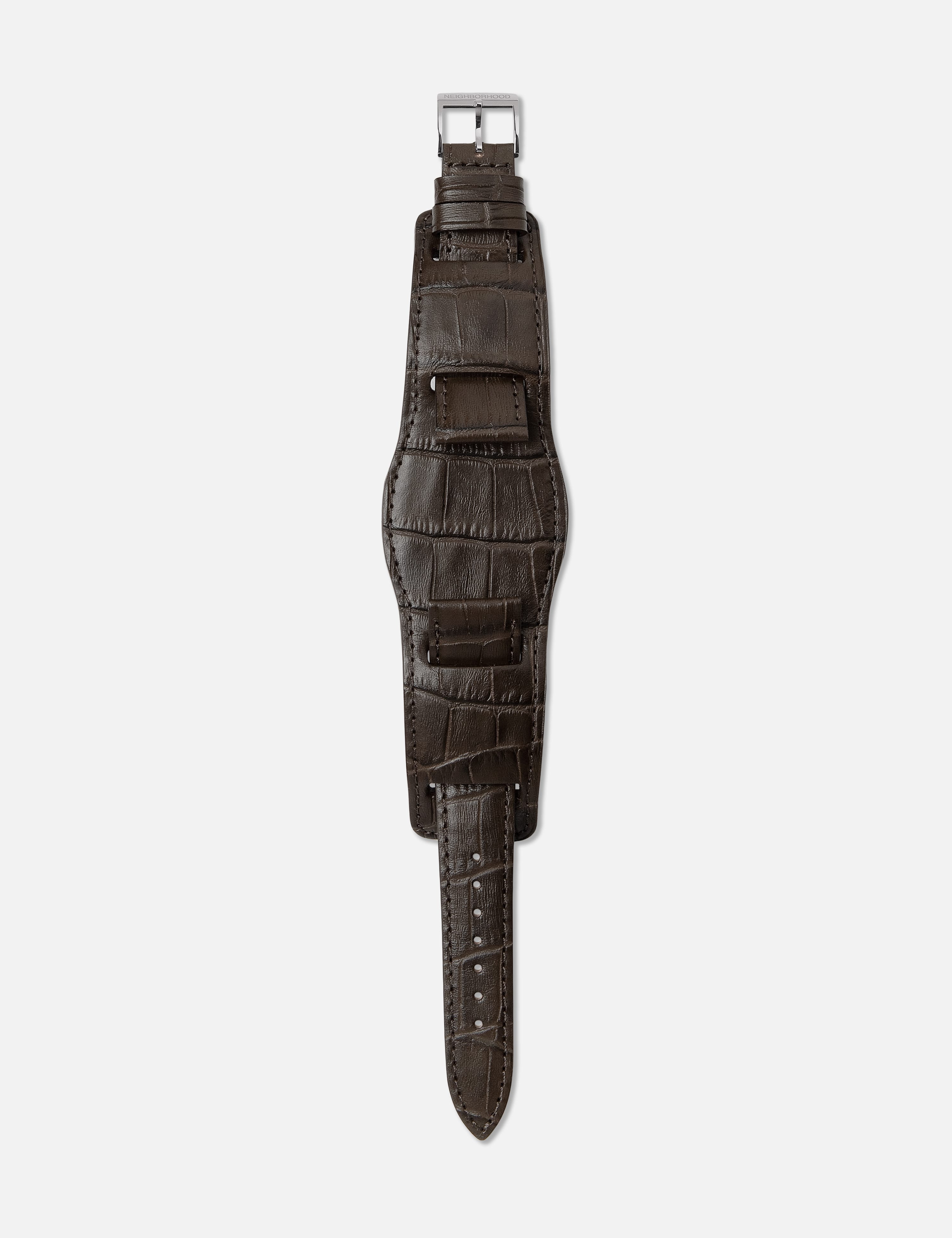 NEIGHBORHOOD - Leather EMB Watch Band | HBX - Globally Curated