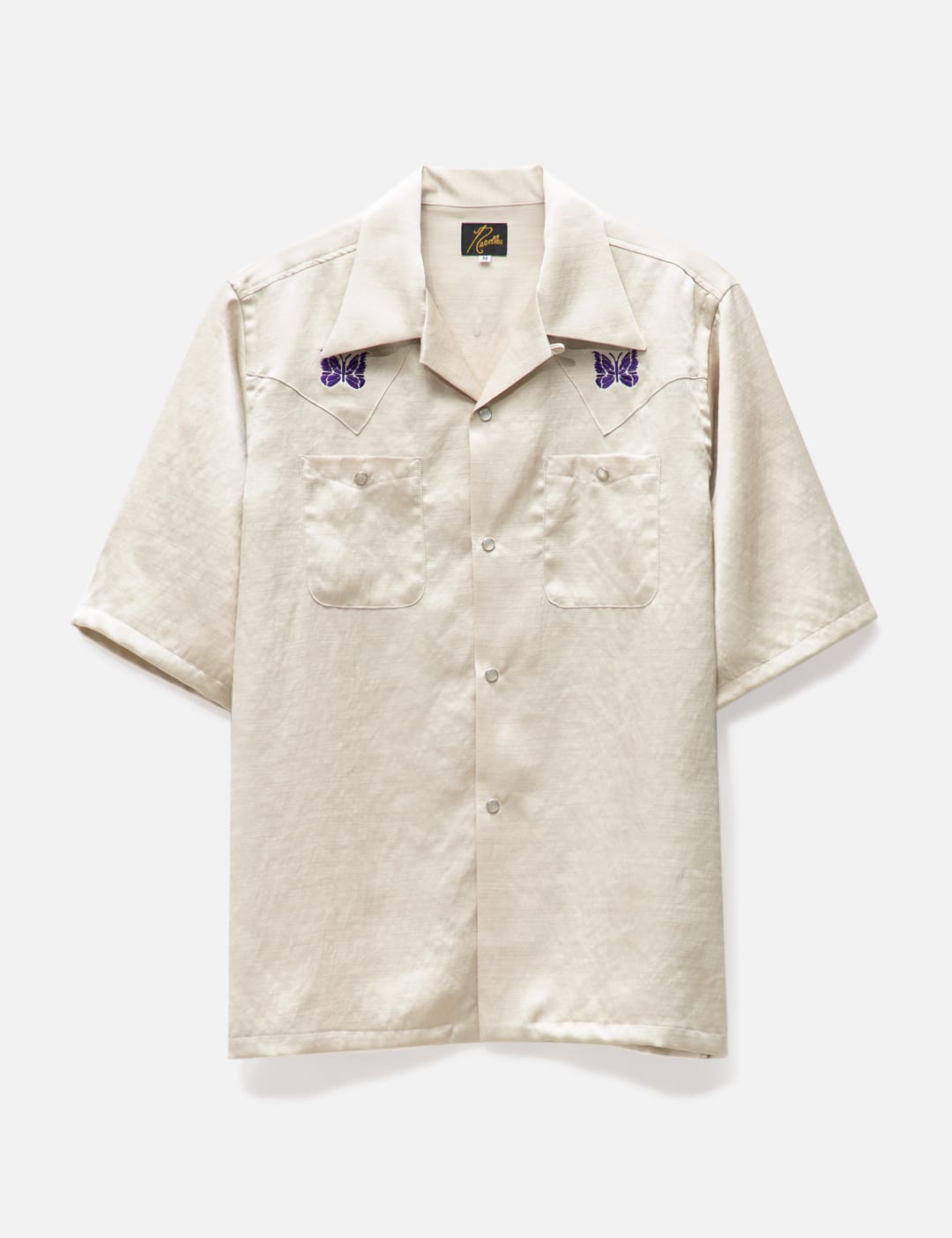 Needles - Short Sleeve Cowboy One-up Shirt | HBX - Globally Curated Fashion  and Lifestyle by Hypebeast