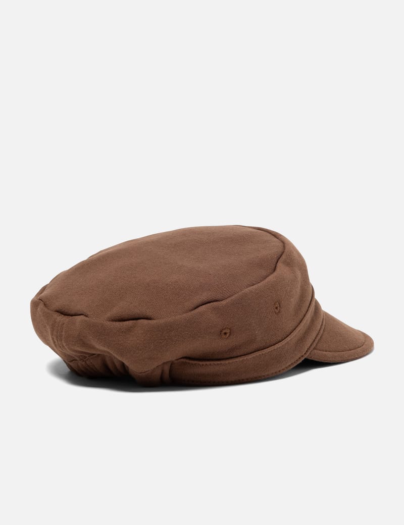 Human Made Sweat Mil Cap - Brown cotton-blend military-style cap