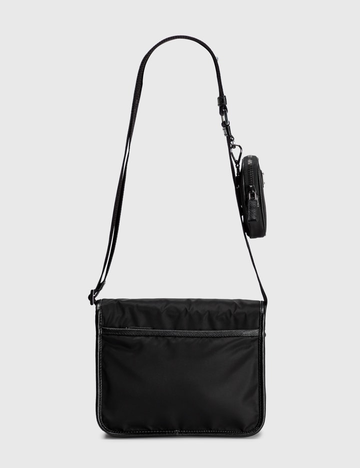 Prada - Re-Nylon And Saffiano Leather Shoulder Bag | HBX - Globally ...