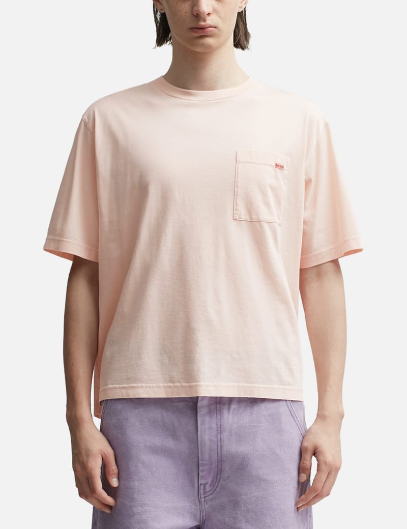 Acne Studios ピンク ラベル ポケット Tシャツ アクネ ストゥディオズ - クルーネック ポケット Tシャツ | HBX