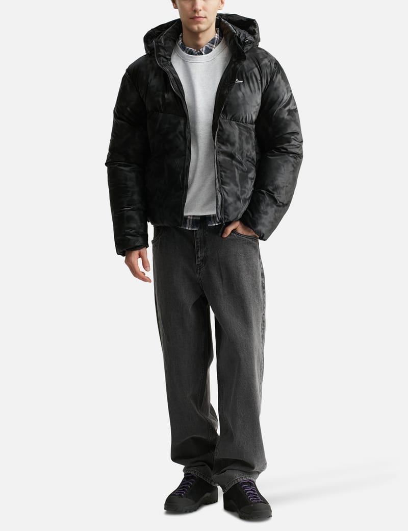 Dime Wavy Puffer - Reflective 3M puffer with removable hood | HBX