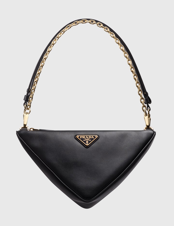 Prada Symbole Leather And Fabric Mini Bag