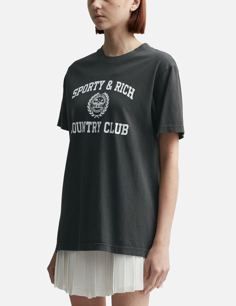 Sporty & Rich - Varsity Crest T-Shirt | HBX - Globally