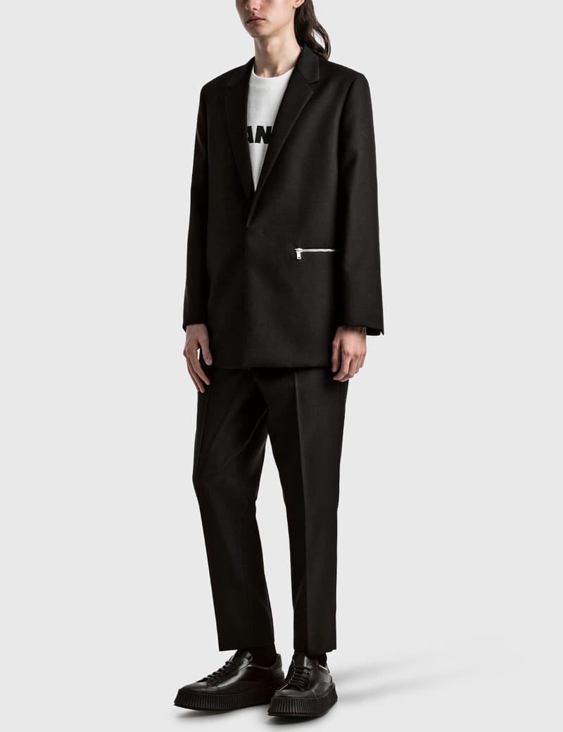 Jil Sander - Sharp Wool Serge Jacket | HBX - Globally Curated