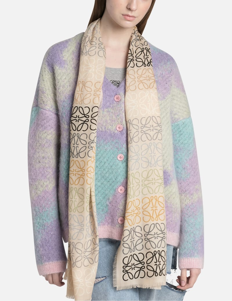 Loewe - ANAGRAM SCARF | HBX - Globally Curated Fashion and