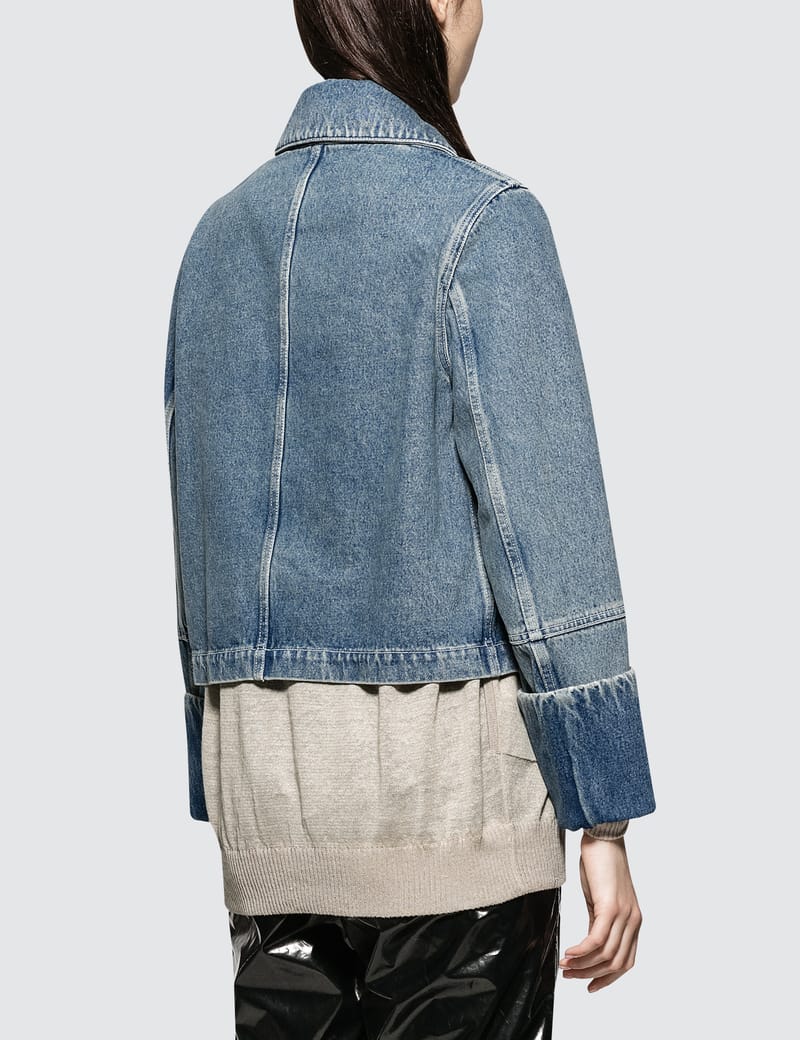 Loewe - Denim Cropped Jacket | HBX - Globally Curated Loewe - Denim Cropped Jacket | HBX - Globally Curated
