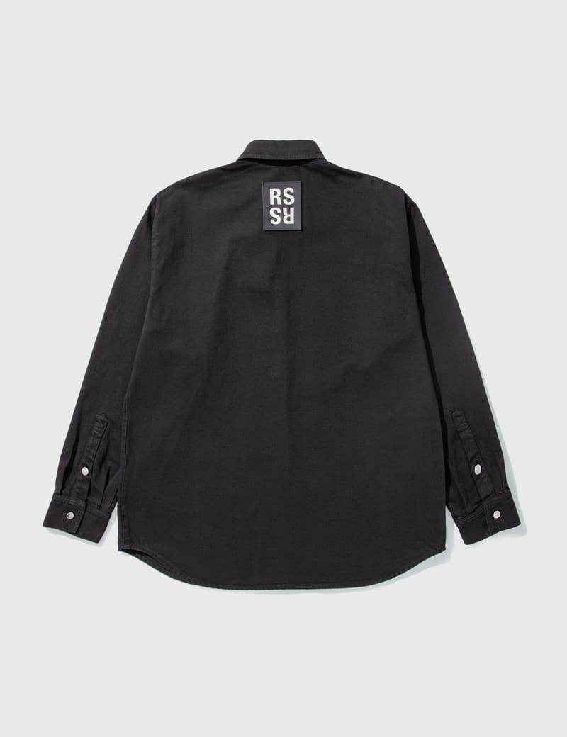 Raf Simons - Straight Fit Denim Shirt | HBX