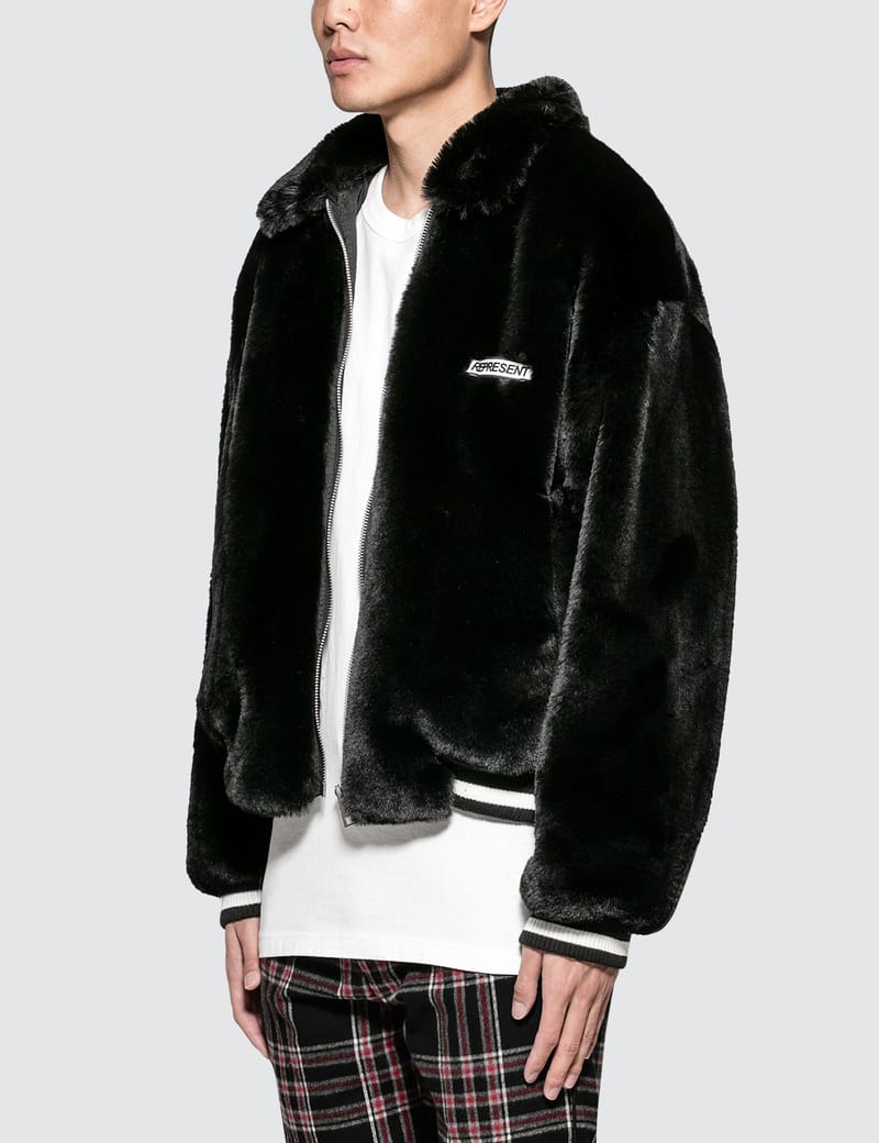 Represent - Fur Don Jacket | HBX - Globally Curated Fashion and