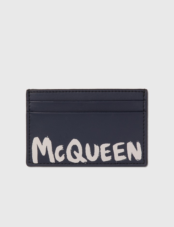 Alexander McQueen - McQueen Graffiti Card Holder | HBX - Globally ...