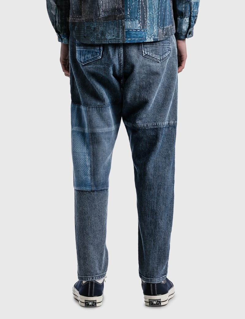 FDMTL - 3 Year Wash Boro Patchwork Pants | HBX - Globally Curated