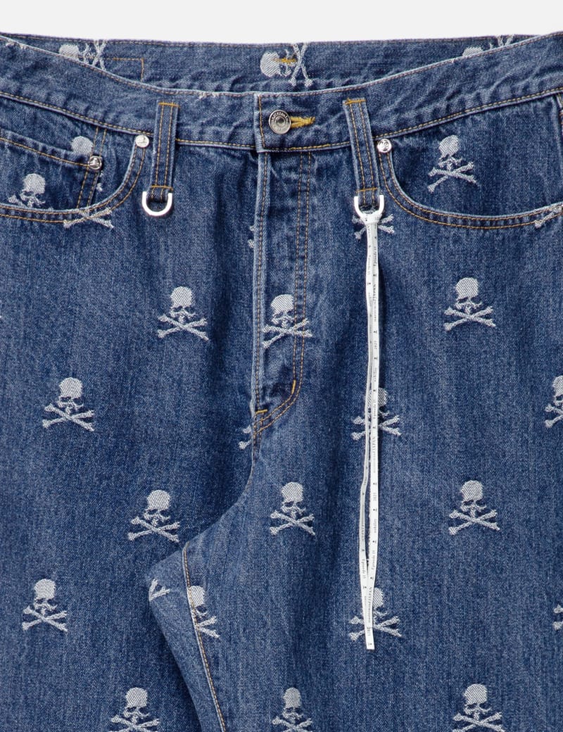 Mastermind Japan - Monogram Wide Denim Pants | HBX