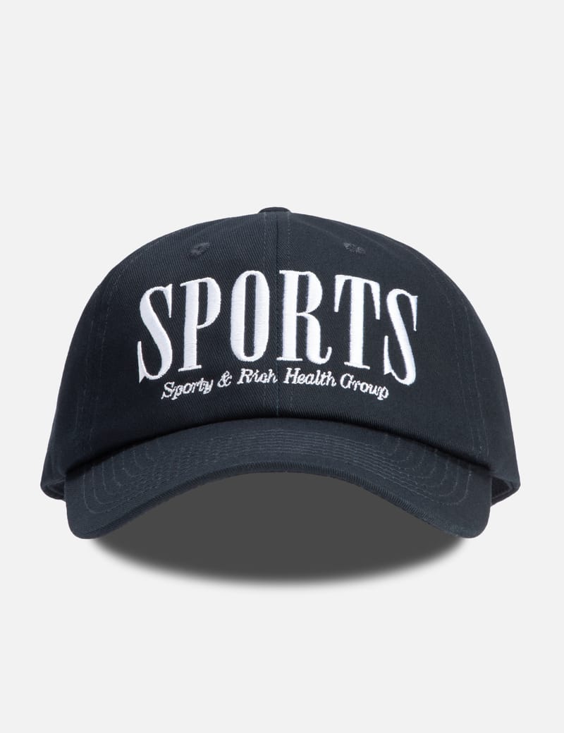 SPORTY & RICH Sports ロゴ コットン ベースボール キャップ-