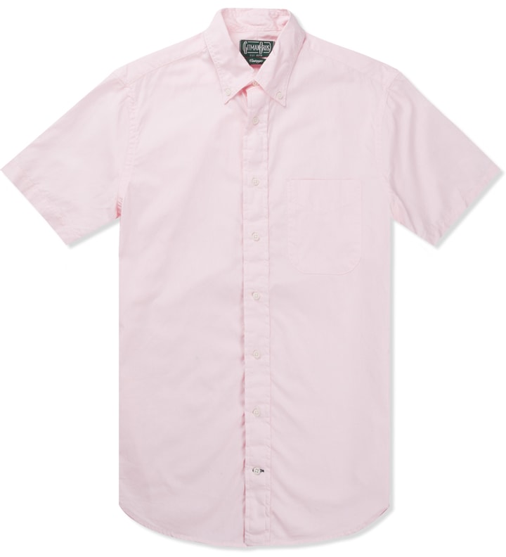 Gitman Bros. Vintage - Pink Summer Oxford S/S Shirt | HBX