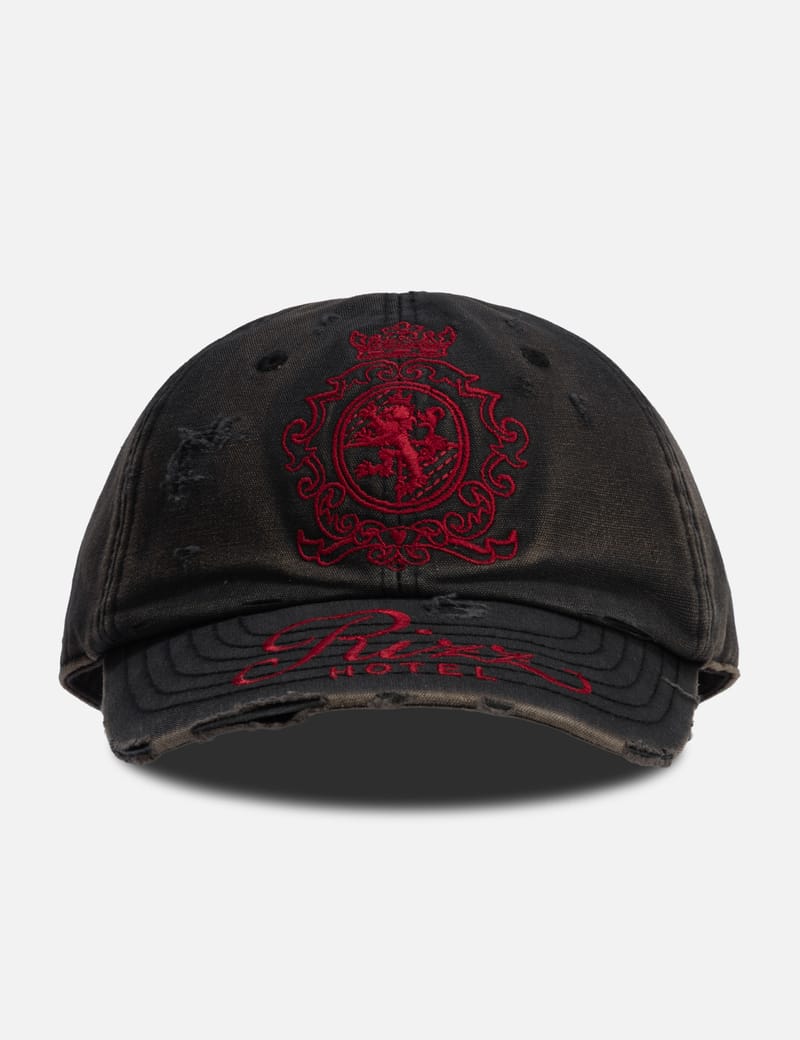 Protocol-Index Racing Cap - Vintage-washed black cap with