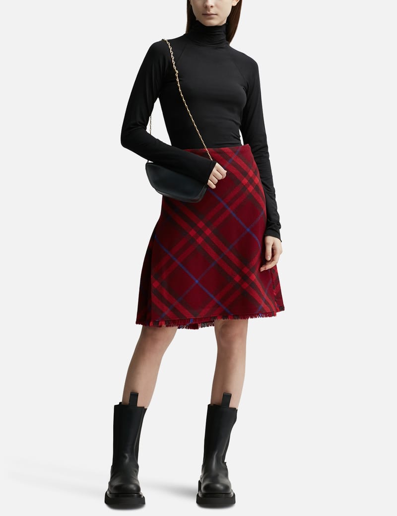 Burberry - Check Wool Kilt | HBX - Globally Curated Fashion