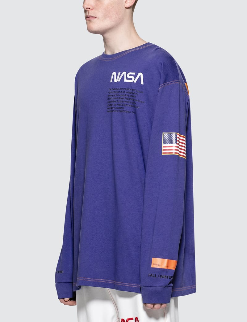 HERON PRESTON® - Nasa Heavy Jersey L/S T-Shirt | HBX - Globally