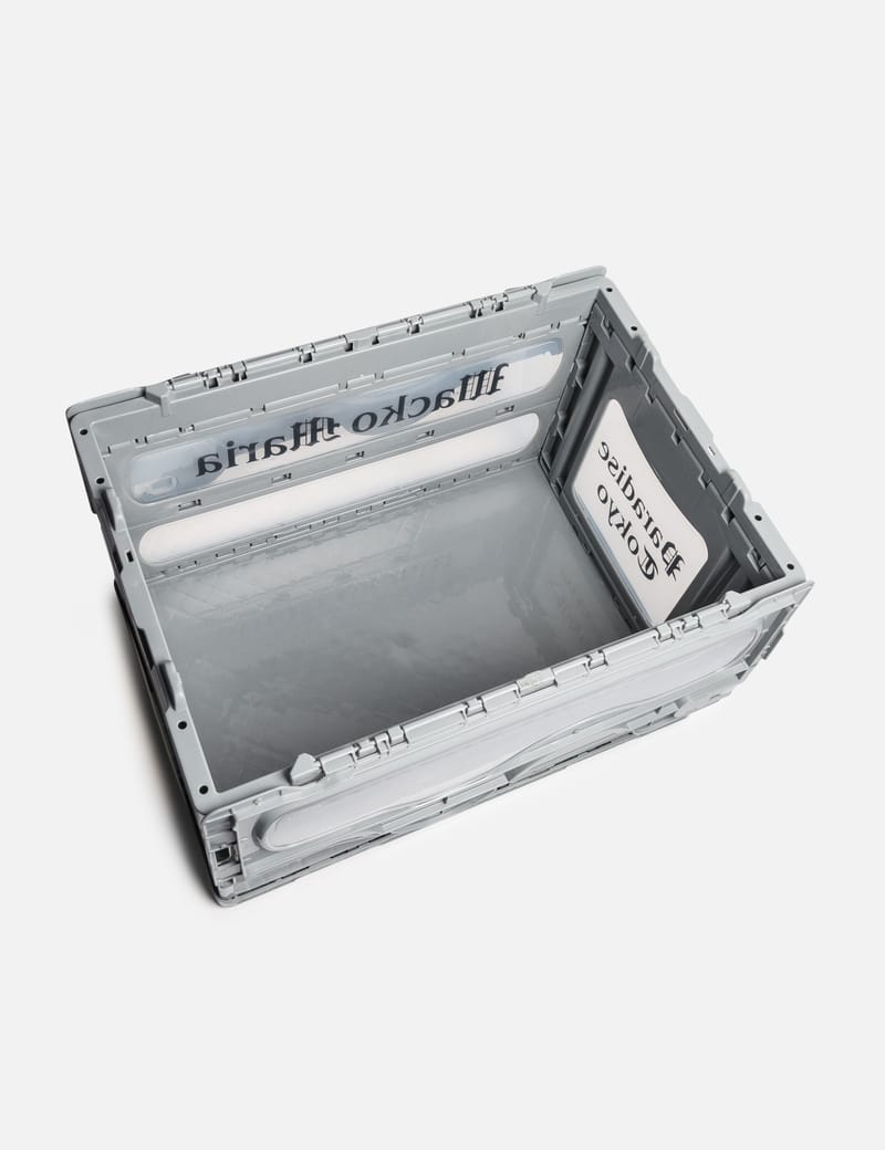Wacko Maria Foldable Container - Gray storage bin with wear | HBX