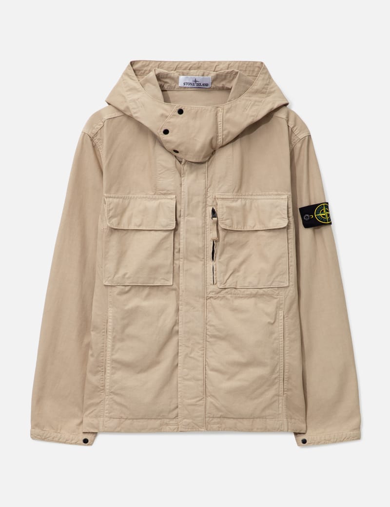 ストーンアイランド - Canvas Weave Cotton Hooded Field Jacket | HBX
