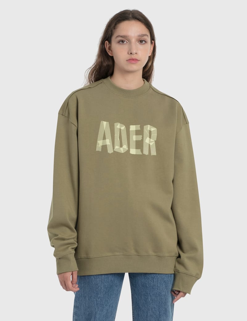 Ader Error - Tape Logo Sweatshirt | HBX