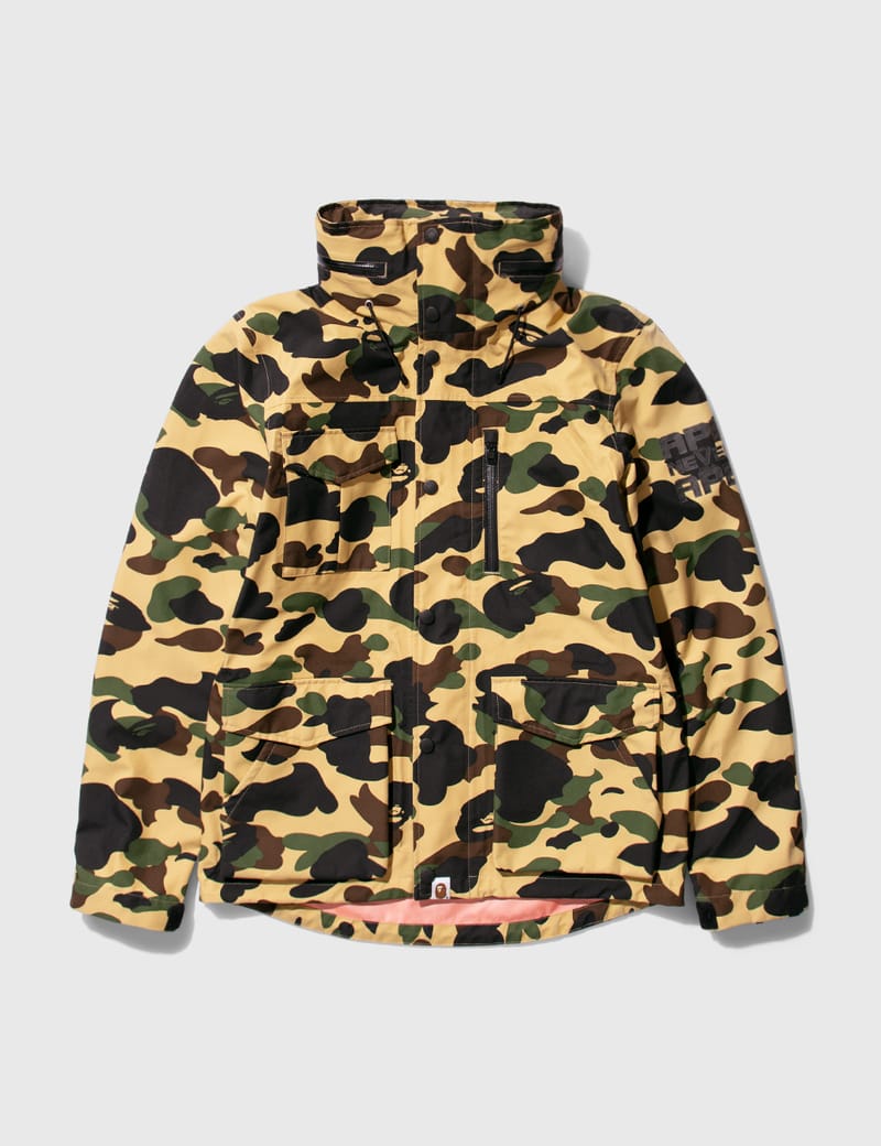 BAPE A BATHING APE CAMOUFLAGE JACKET HBX Globally Curated