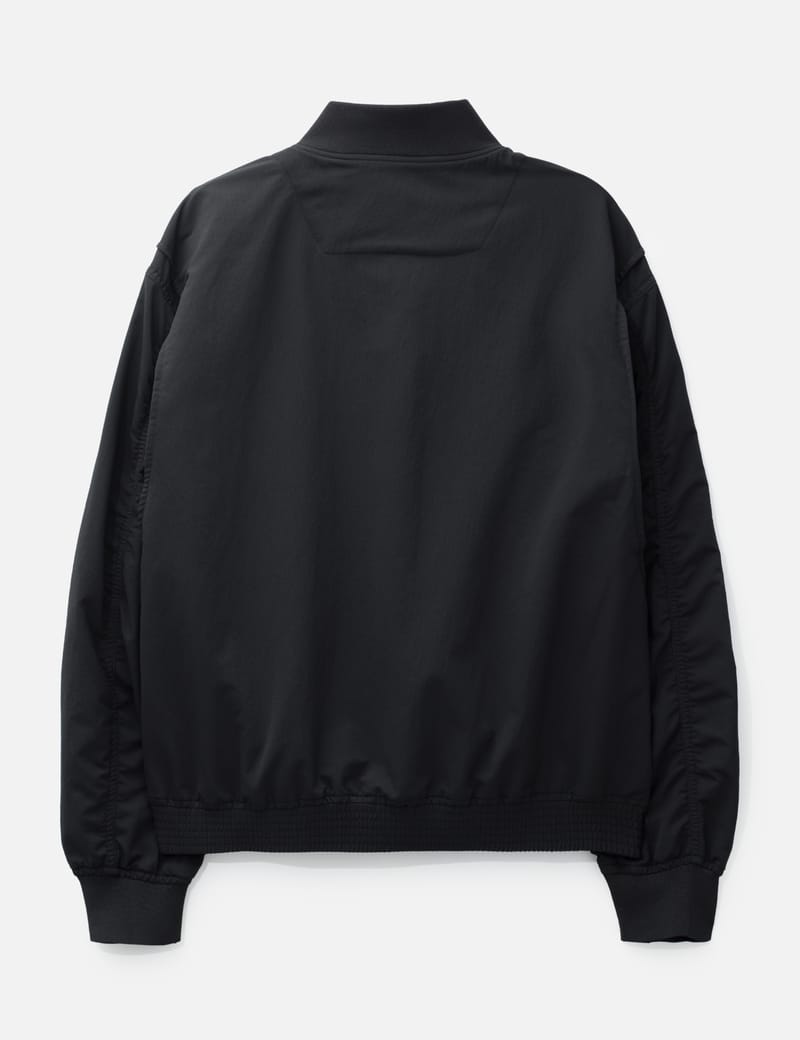 Nanamica ALPHADRY Field Jacket - Relaxed black jacket with