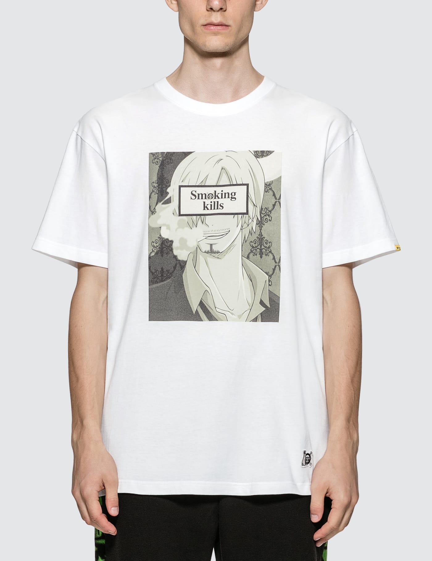 ★fr2×one pieceのコラボTシャツ　サンジ　ホワイト