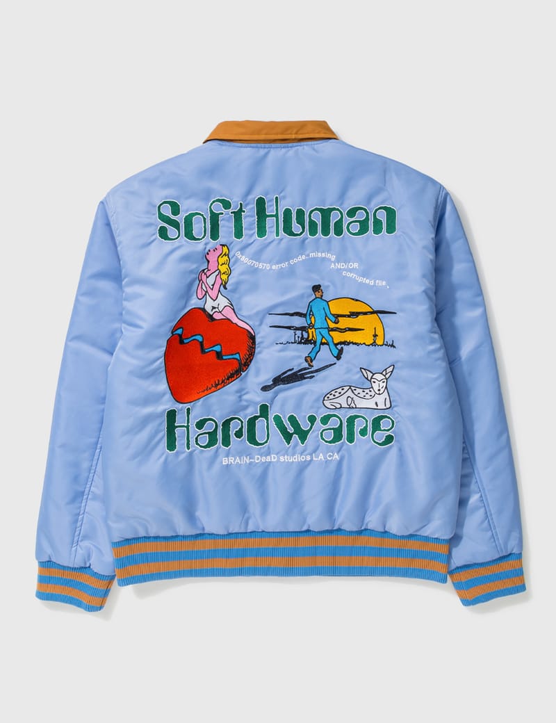 Brain Dead - Human Hardware Satin Jacket | HBX - HYPEBEAST