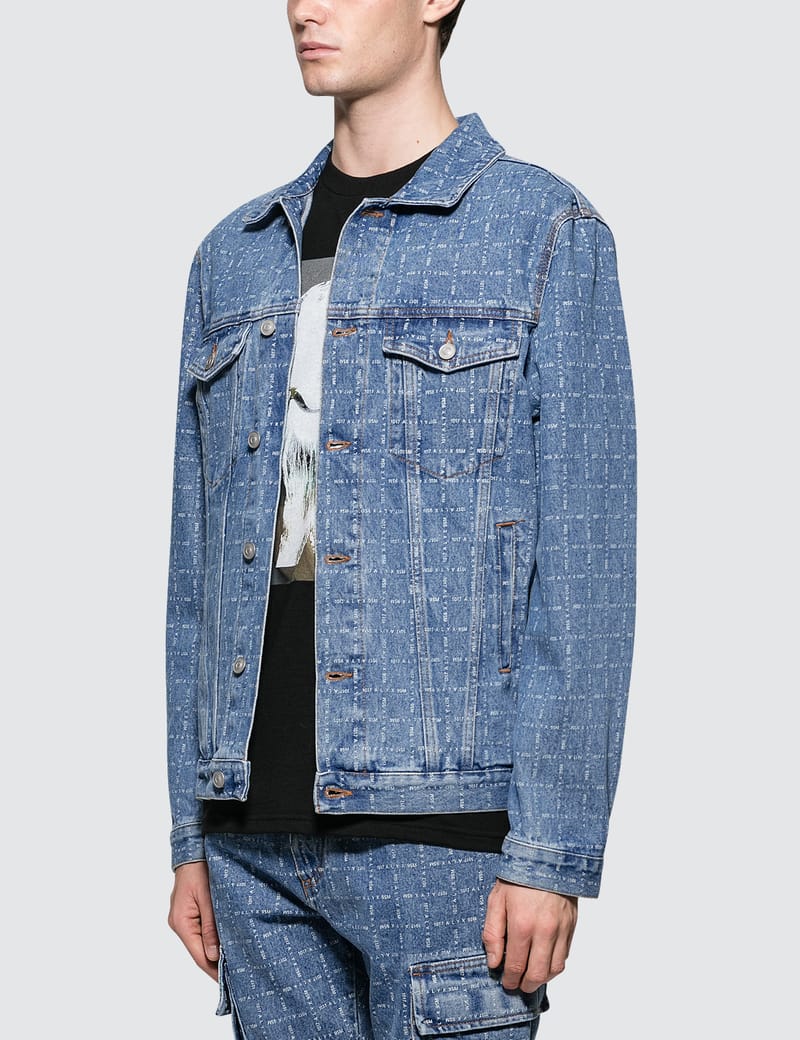 1017 ALYX 9SM - Logo Check Denim Jacket | HBX - Globally Curated